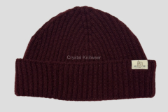 CWG047-Lambswool-Beanie-Port CWG047-Lambswool-Beanie-Port